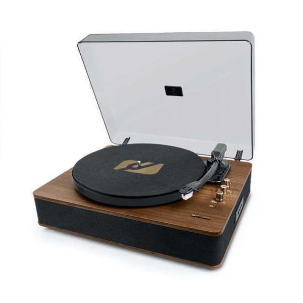 Gira-Discos Muse Gira-discos Estéreo de 3 Velocidades 33/45/78 Rpm com Bluetooth - MT106BT