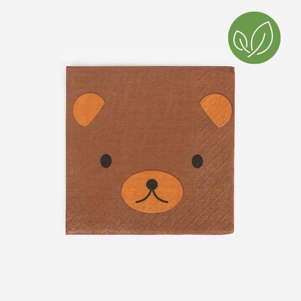 My Little Day 20 Guardanapos Mini Bosque - 3364294