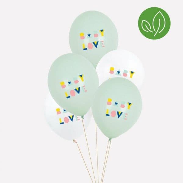My Little Day Balões Baby Love Menta - 440811418
