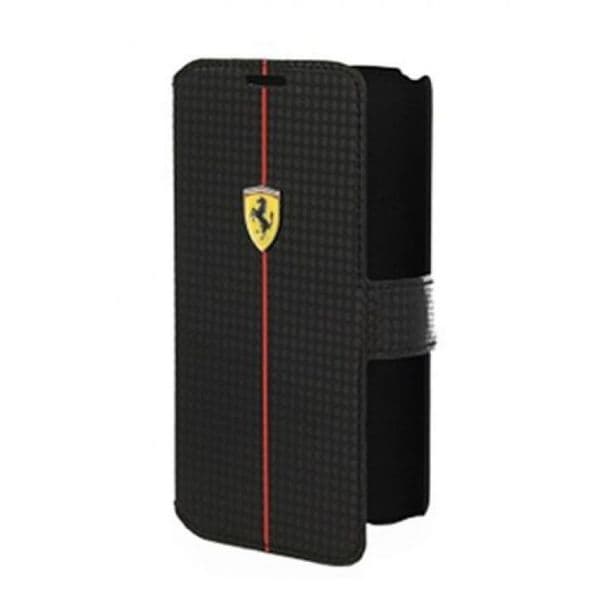 Ferrari Capa Flip Formula One Carbon Series para LG G Flex Black