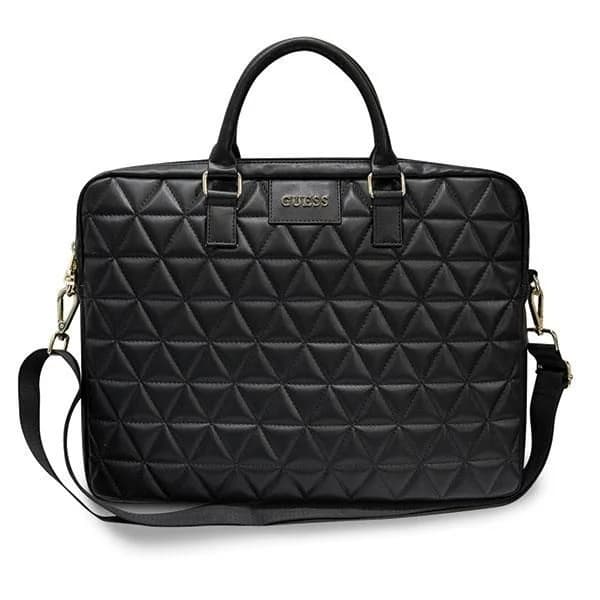 Guess Mala Quilted para Portátil 15" e 16" Preta