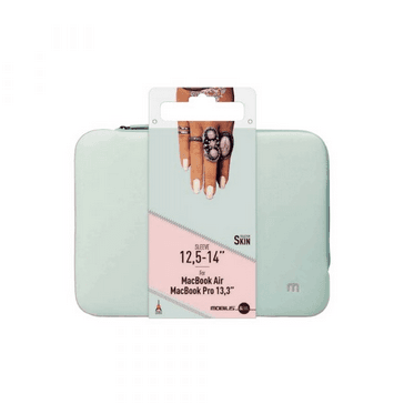 Mobilis Bolsa Skin Sleeve 12.5-14'' Cinzento/Rosa - 049005