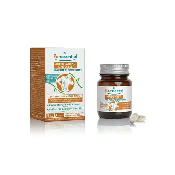 Puressentiel Articulações e Músculos Myo Pure 20caps