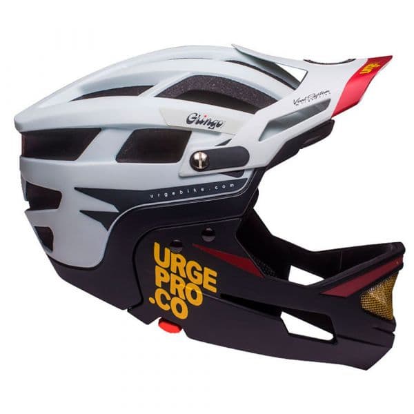 Urge Gringo De La Sierra Downhill Helmet Branco S-M