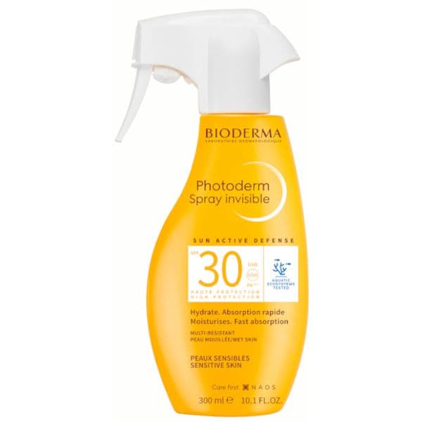 Protetor Solar Bioderma Photoderm Spray SPF 30 Spray Bronzeador Refrescante para o Rosto SPF 30 300ml