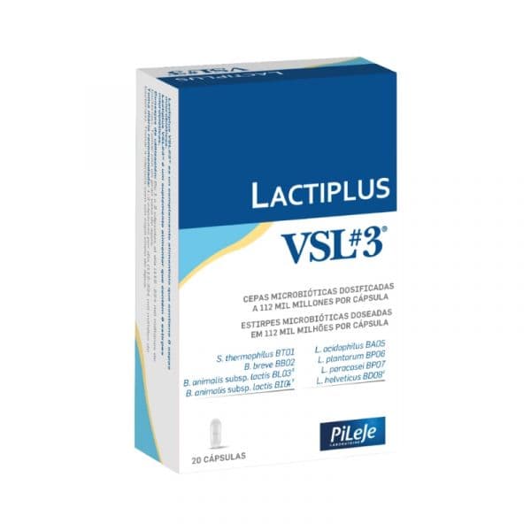 Pileje Lactiplus VSL3 20 Cápsulas