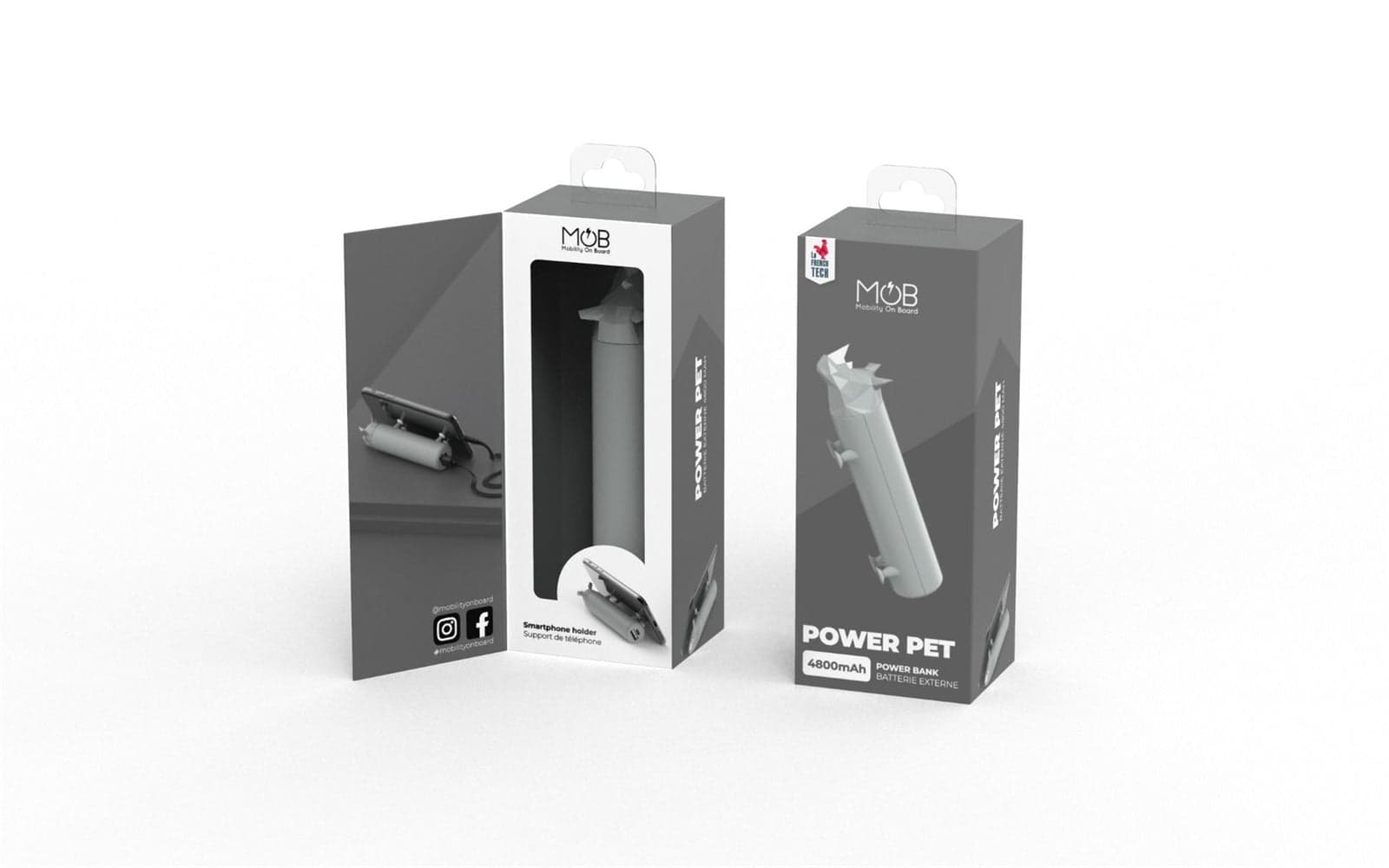 POWERBANK PETS 4800 mAH- RHINO