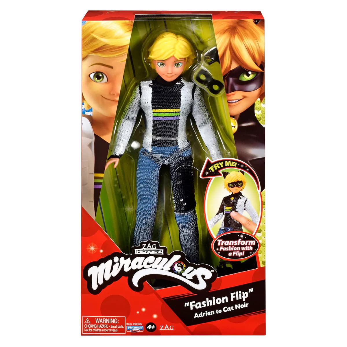 Boneco Cat Noir Transformável