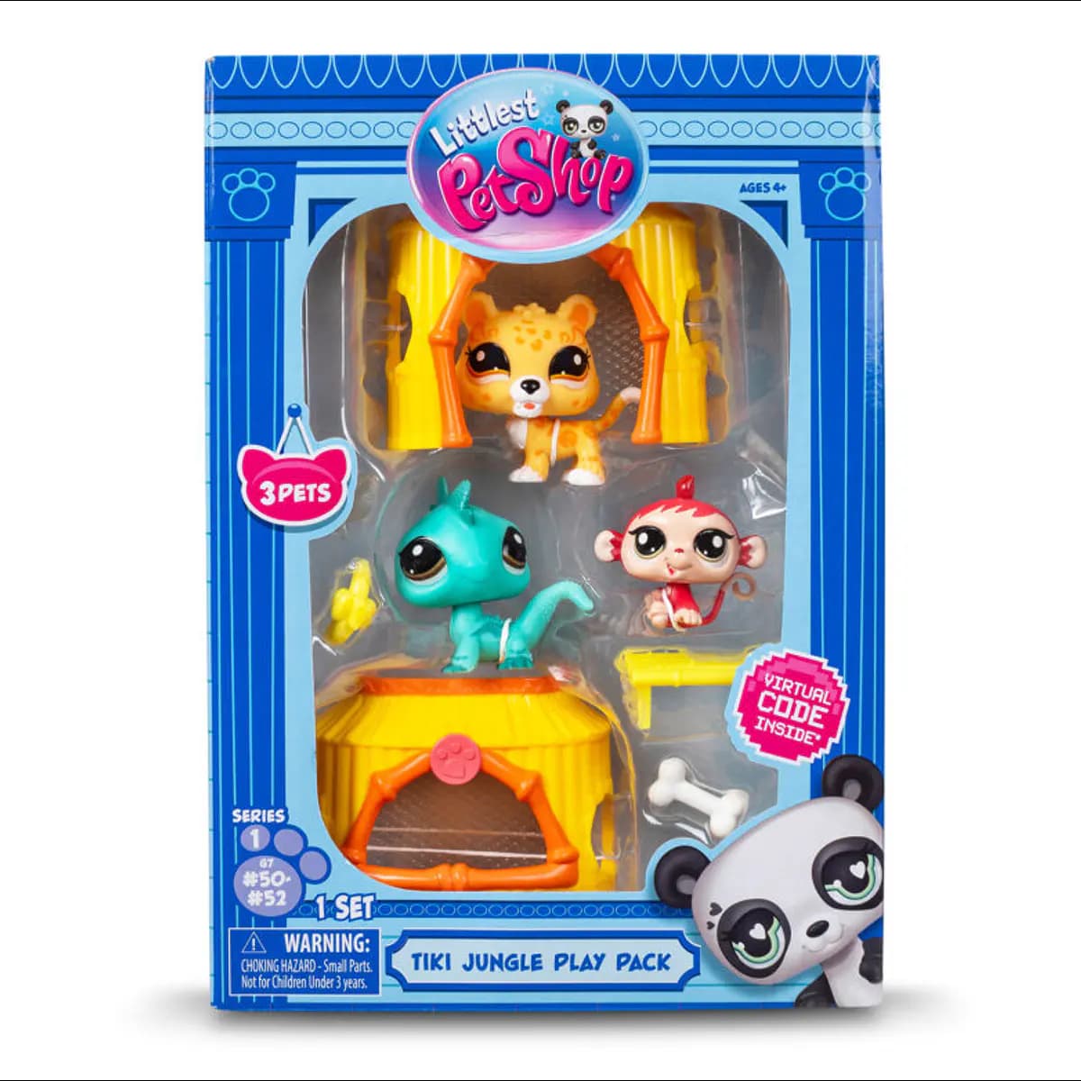 Littlest Pet Shop Set Tiki Jungle #50-#52