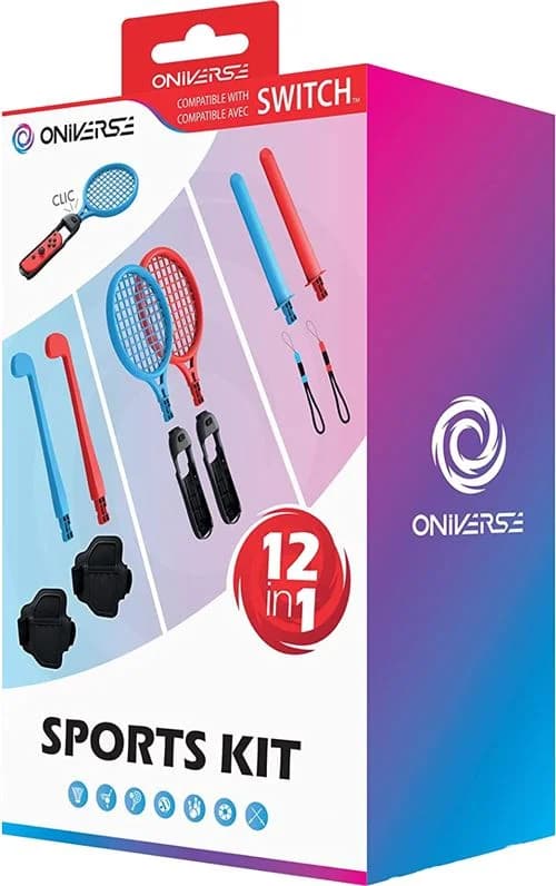 Oniverse Kit de Acessórios Sports 12 em 1 Nintendo Switch