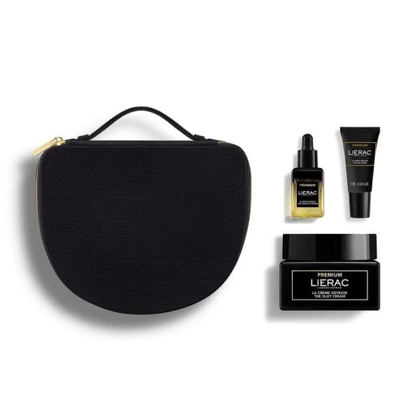 Lierac Premium Creme Sedoso 50ml + Sérum Absoluto 13ml + Creme de Olhos 5ml + Bolsa Coffret