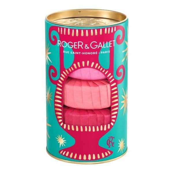 Roger & Gallet Sabonete Fleur de Figuier 100g + Sabonete Gingembre Rouge 100g + Sabonete Rose 100g Pack