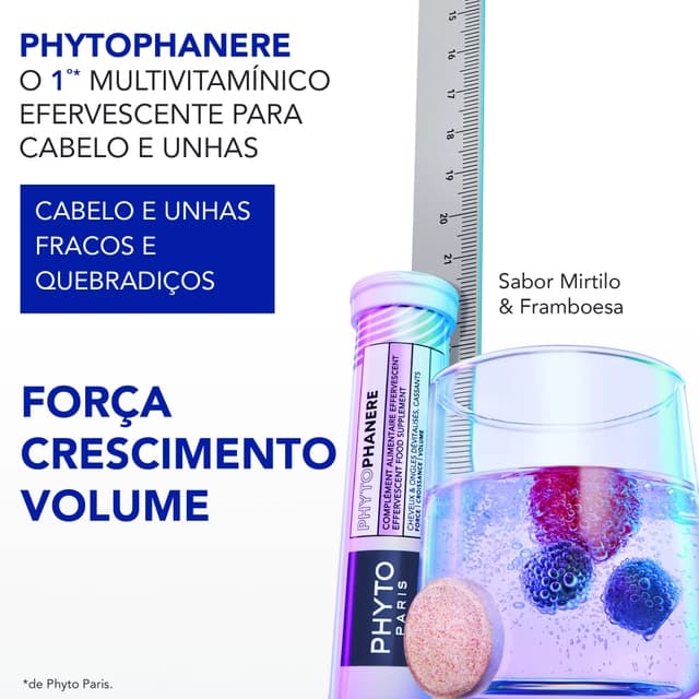 Phyto Phytophanere Efervescente 2x15 Comprimidos