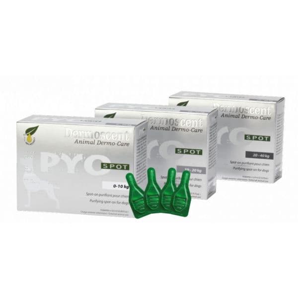 Dermoscent PYOspot Cão 20-40Kg 4 Pipetas