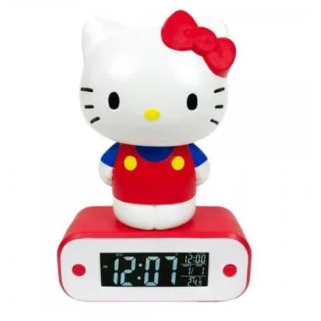 TEKNOFUN Despertador Alarme com Luz Hello Kitty 811123 17 cm