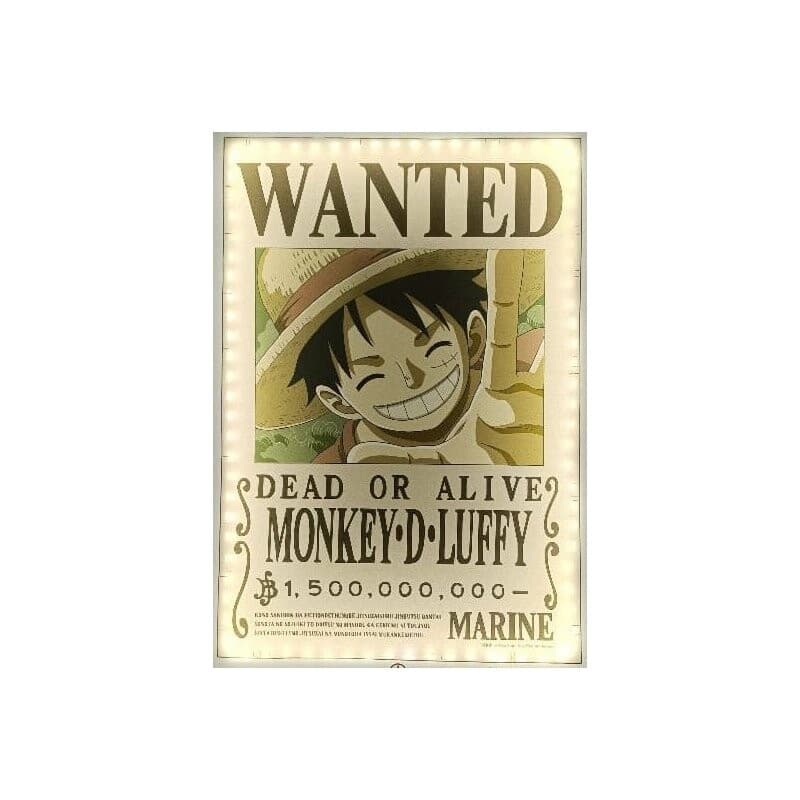 TEKNOFUN Candeeiro LED Wanted Luffy One Piece 811642 30cm/40cm