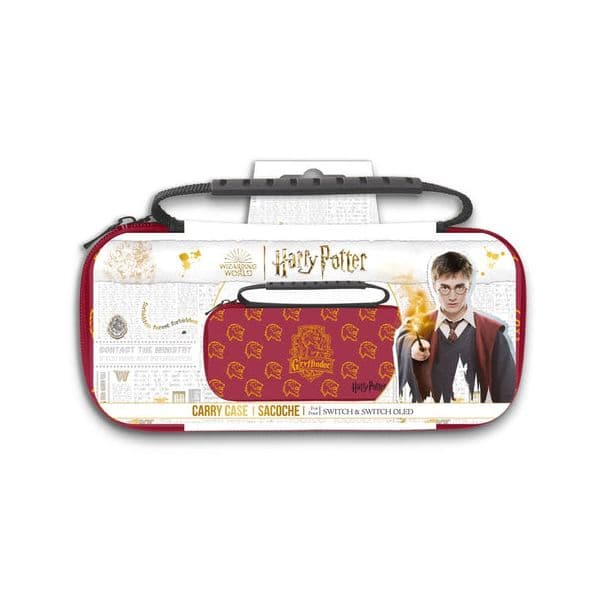 Trade Invaders Estojo Slim Harry Potter Griffindor Red para Nintendo Switch/OLED/Lite