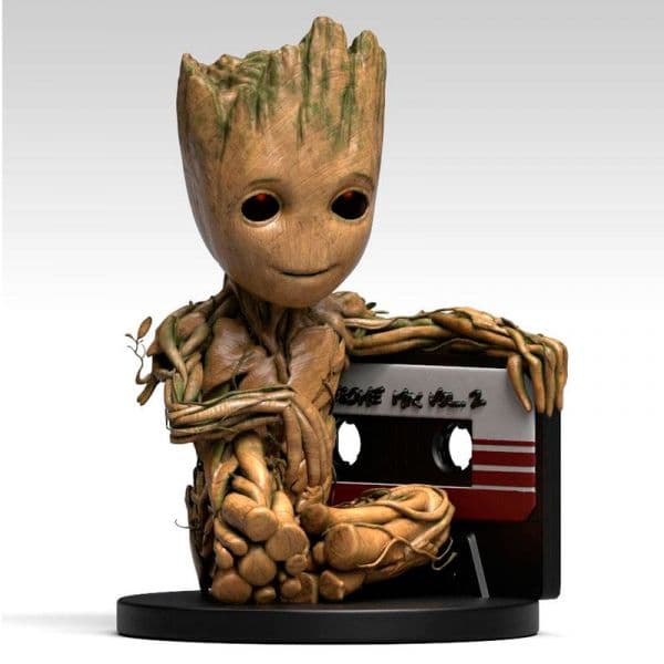 Semic Studio Figura Hucha Baby Groot Cassette Guardianes de La Galaxia 2 Marvel*