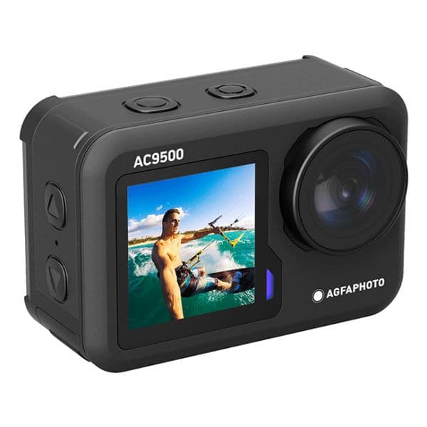 Action Cam AgfaPhoto Realimove AC9500 4K Impermeável Compacta Preto