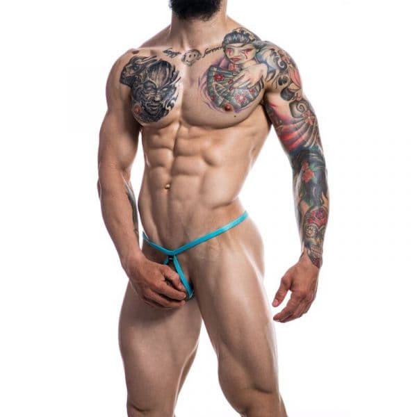Cut4men Tanga Loopstring Provocante - Aqua Tamanho XL