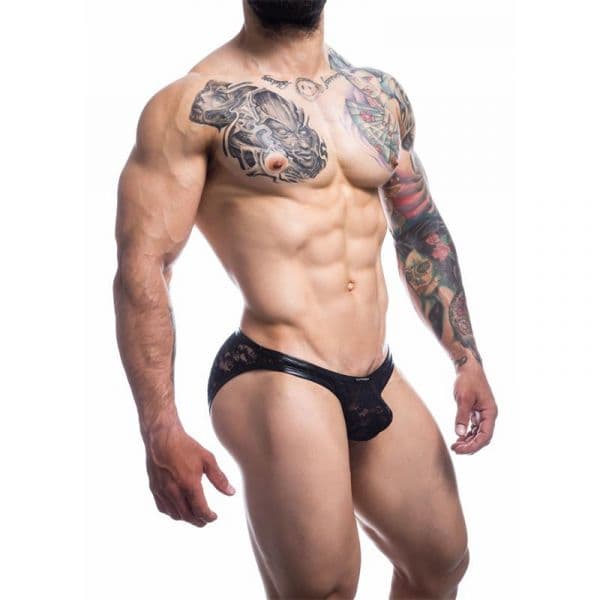 Cut4men Jockstrap L4CE01 Slip com Encaje