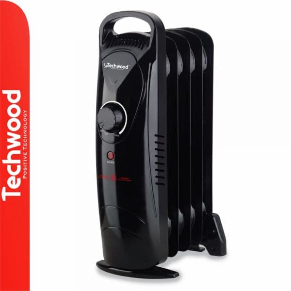 Techwood Radiador A Óleo TCG-626 - 450W 5 Elementos