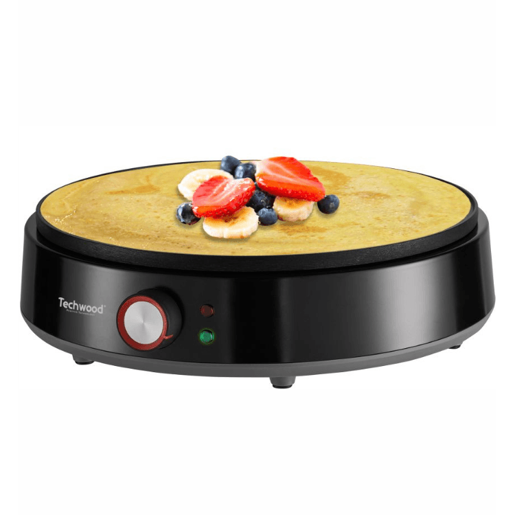 Máquina de Crepes Elétrica Techwood 1200W 30cm