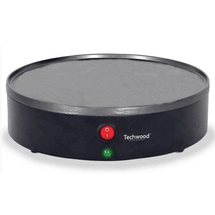Techwood Máquina de Crepes Elétrica 23cm 800W