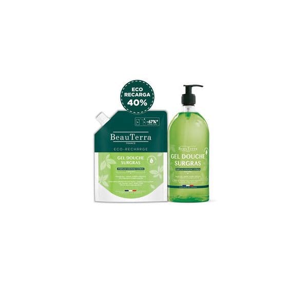 BeauTerra Verbena Limón Gel 1000ml + Recarga 1000ml