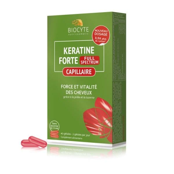 Biocyte Keratine Forte Full Spectrum 40 Cápsulas