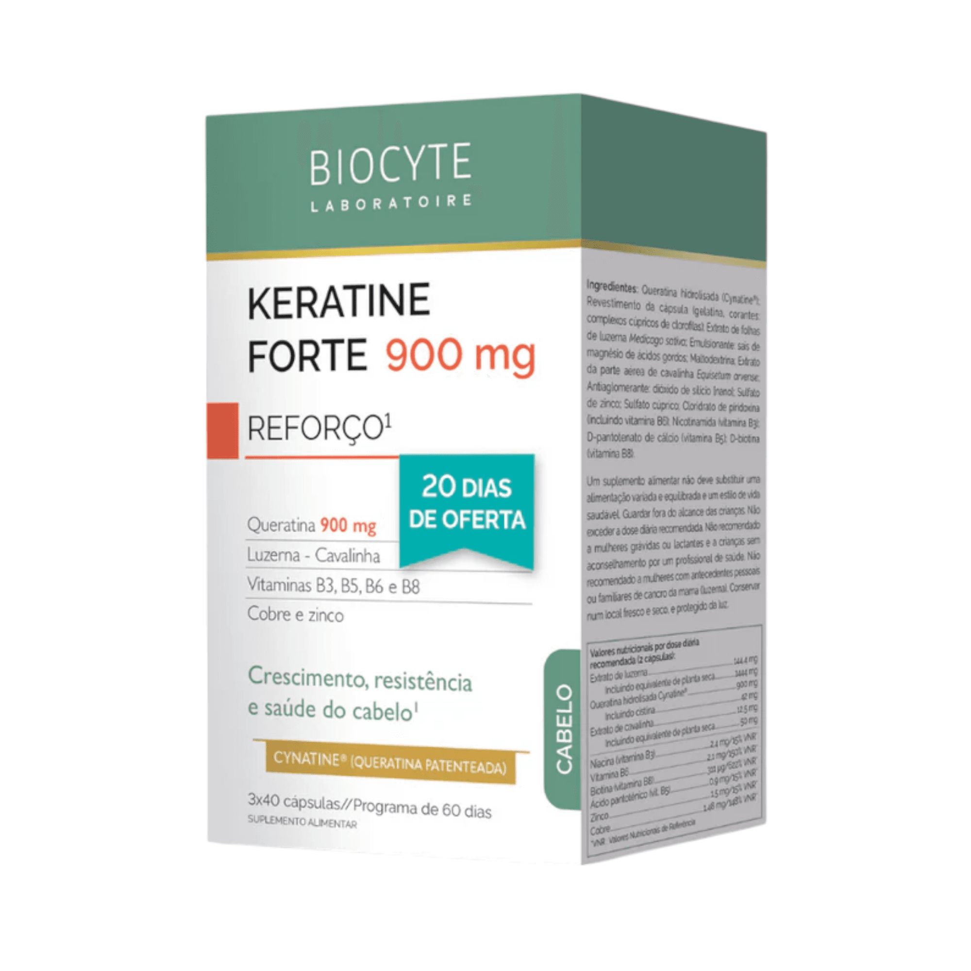 Biocyte Keratine Plus 3x40 Cápsulas