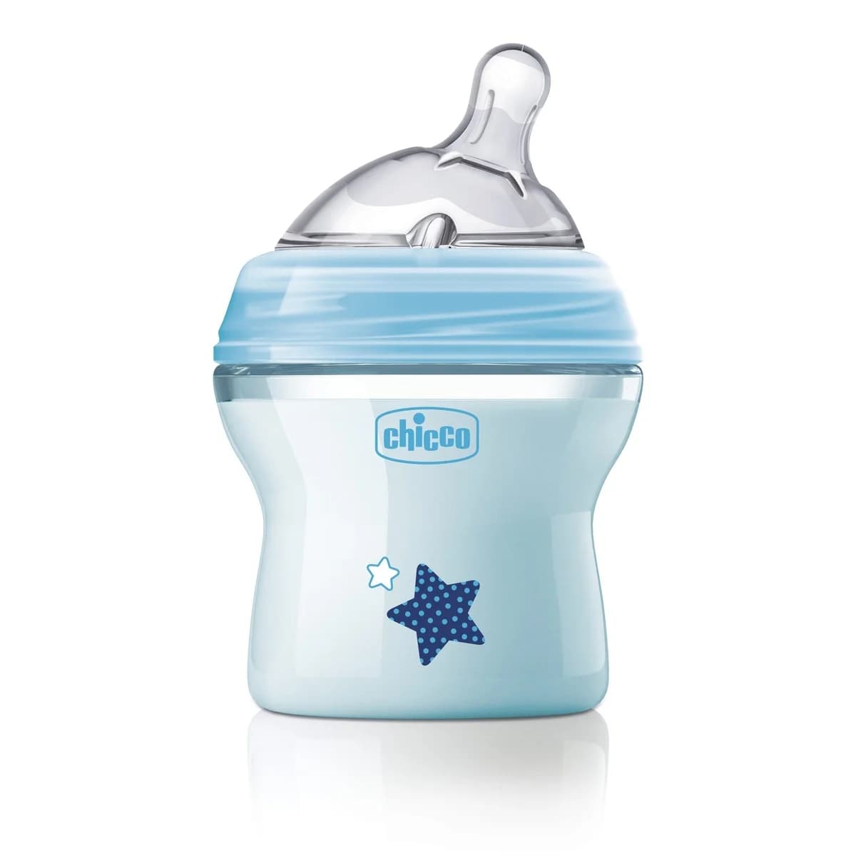 Chicco Biberão Silicone NaturalFeeling 0M+ 150ml Azul
