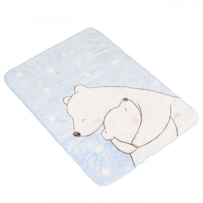 Cobertor para bebé Moni Softy Sweet hugs Blue (80x110cm)