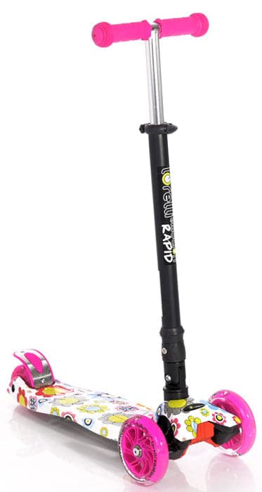 Scooter Lorelli Rapid Pink Flowers