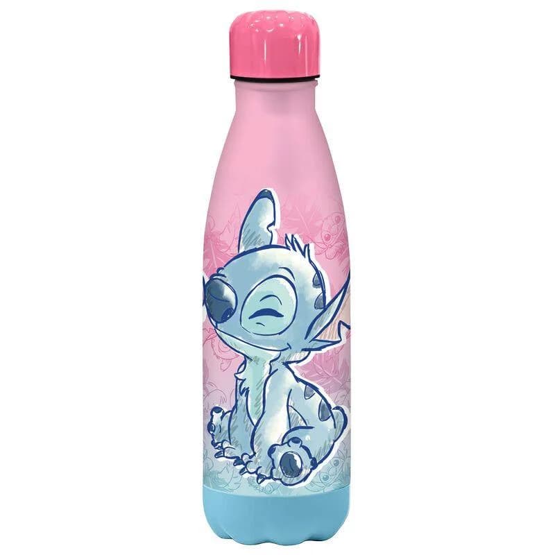 Kids Licensing Garrafa de Água Stitch Inox 500ml Rosa