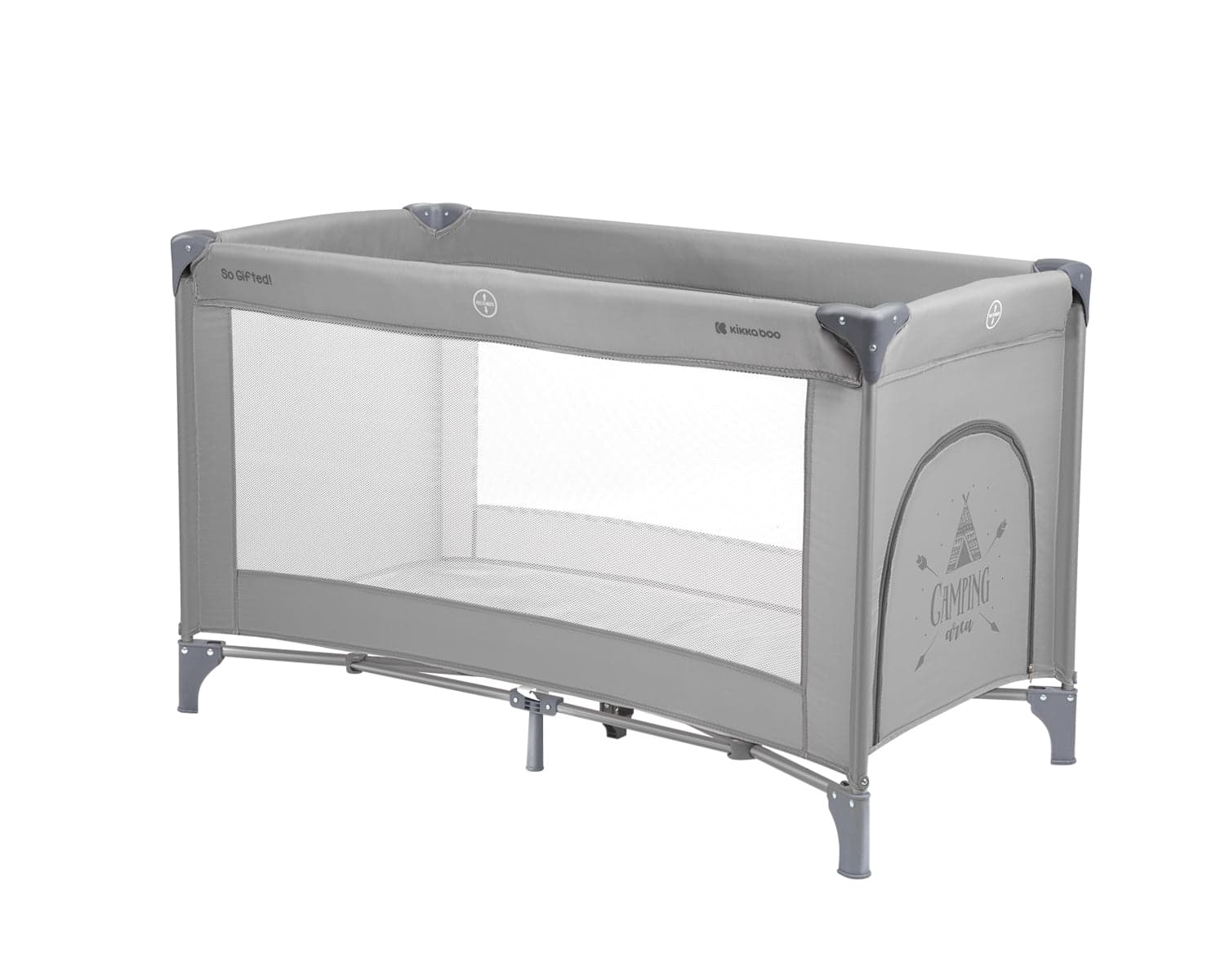 Cama de viagem So Gifted de 1 piso, cinzento, 2023