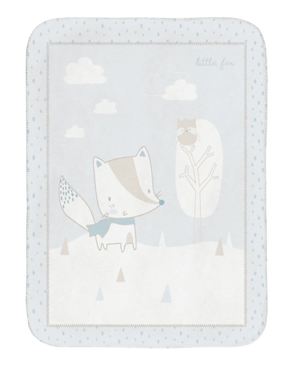 Manta para bebé super macia 80/110 cm Little Fox