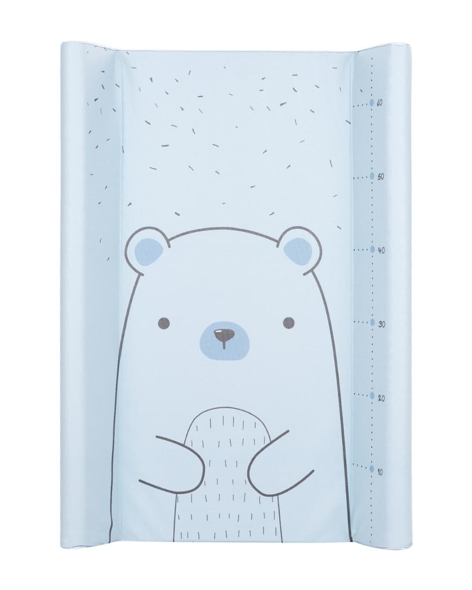 Muda fraldas em PVC macio 80x50cm Bear with me Azul