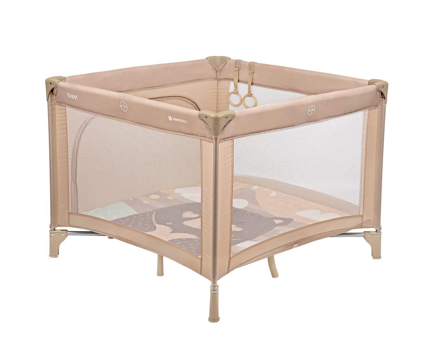 Parque infantil/cama viagem kikaboo Enjoy Playard/Travel Cot Beige