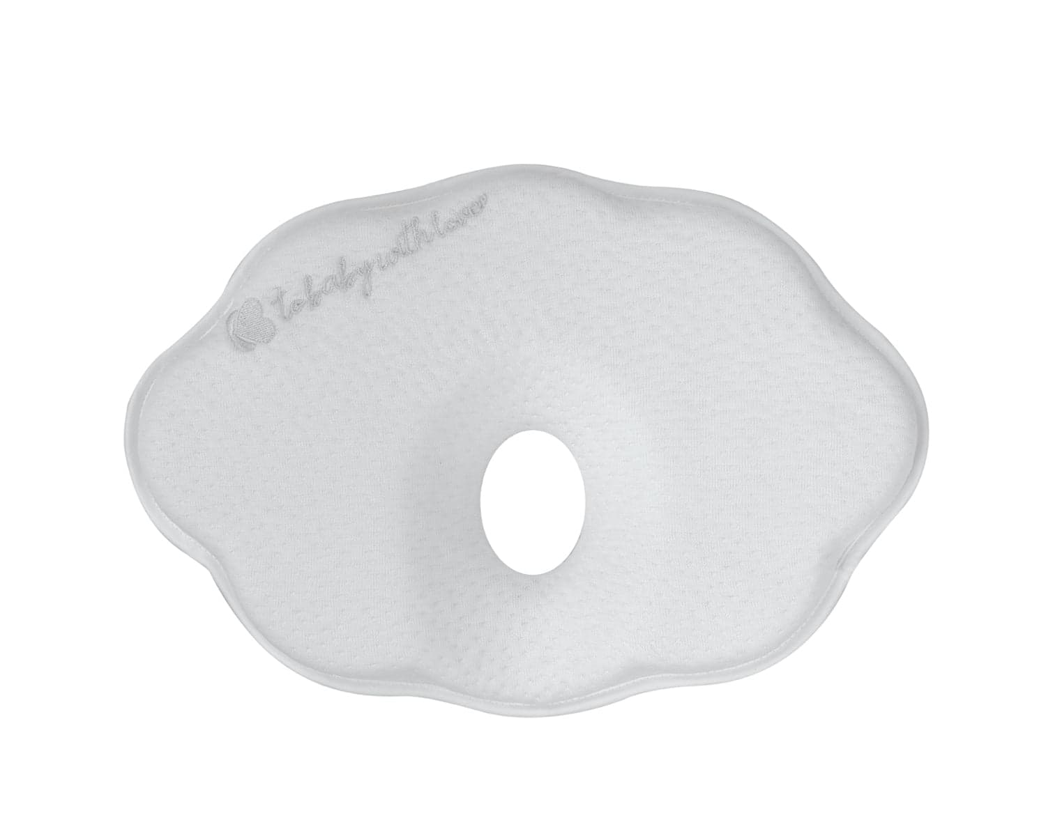 Almofada ergonómica de espuma viscoelástica Cloud Airknit, cinza