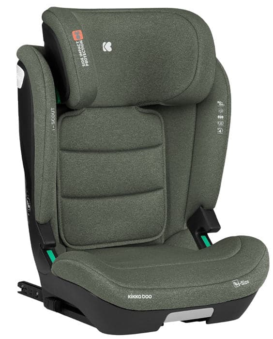 Cadeira auto i-Size 100-150cm Kikka Boo i-Scout Military Green