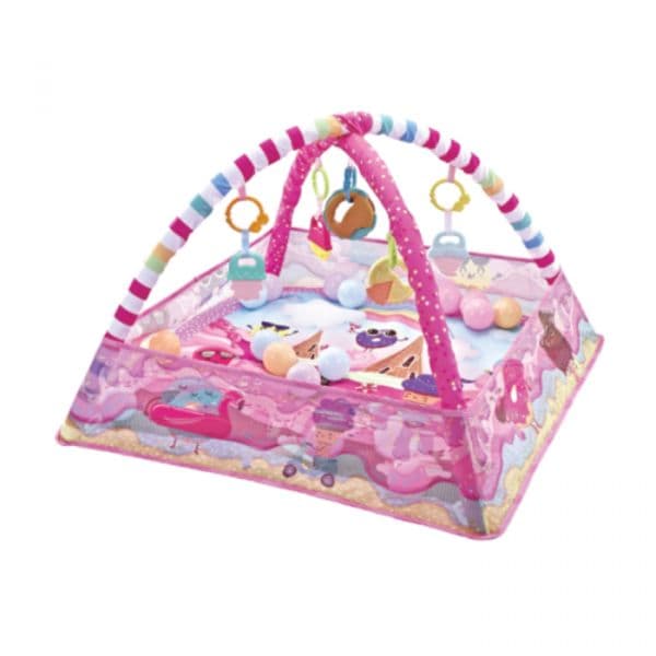 Kikkaboo Tapete de Atividades Pink Sky (18 Bolas)