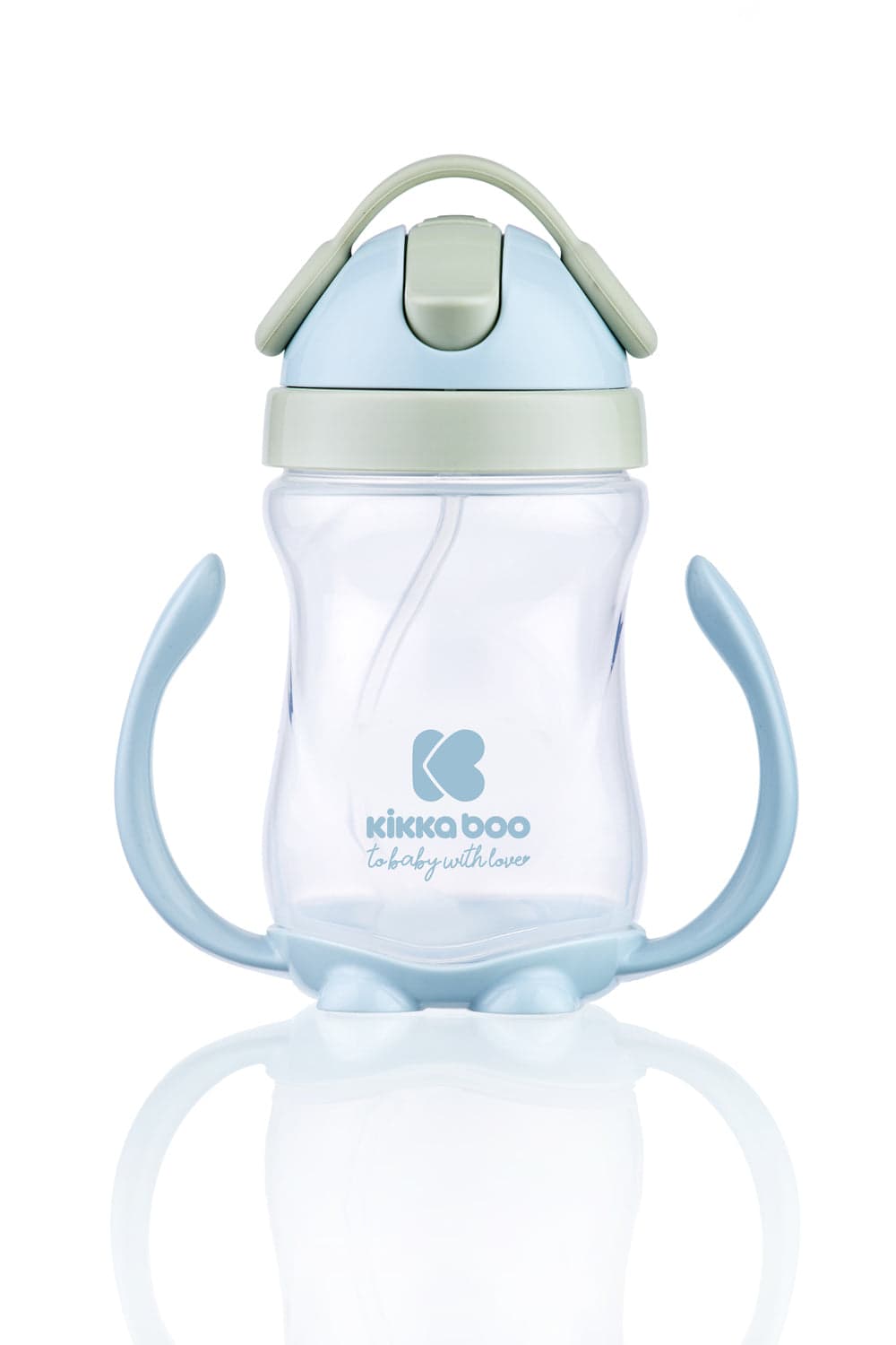 Copo para Bebé com Palhinha 300ml Azul