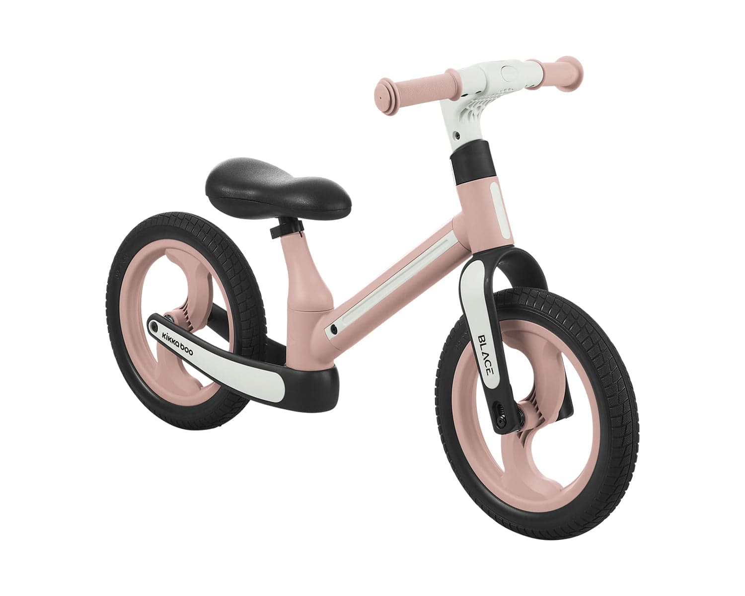 Bicicleta de equilíbrio rosa preta