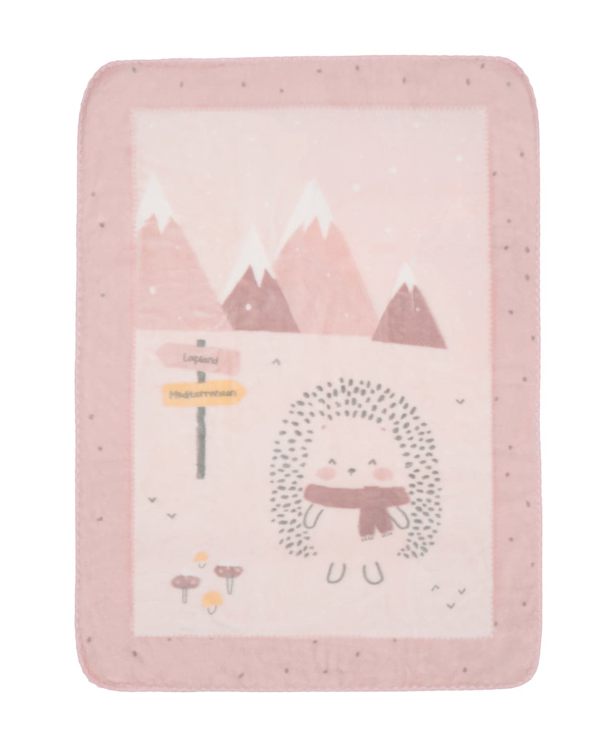 Manta de bebé super macia 80/110 cm Hedge-hugs