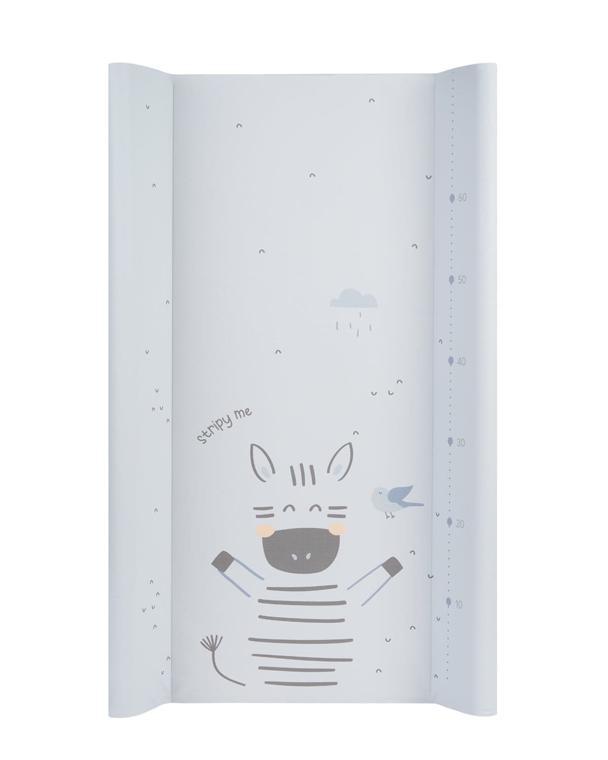 Muda fraldas Stripy Friends 50x80cm em PVC macio