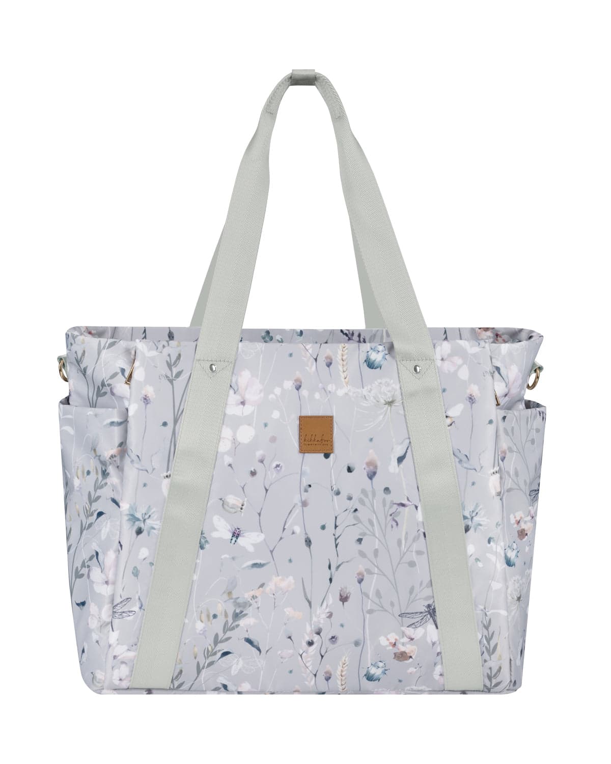 Kikkaboo Bolsa de Maternidade Grey Florença Dreamy Fields