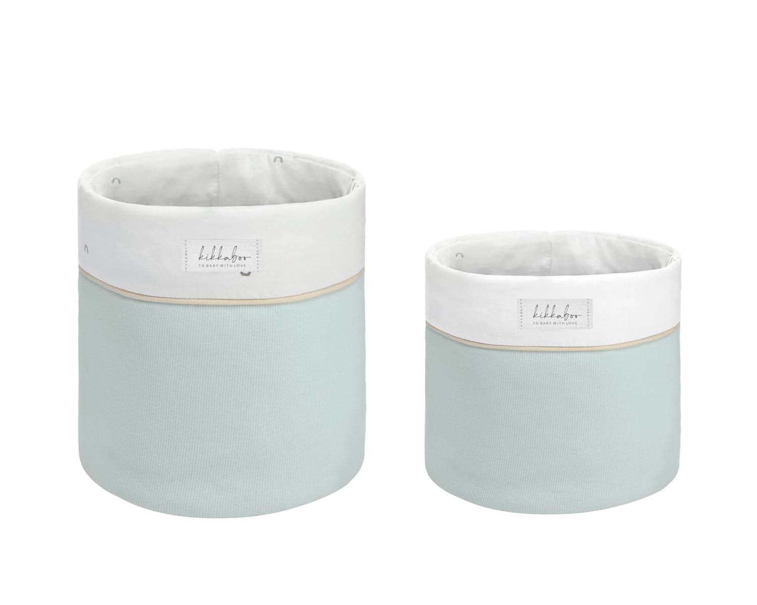 Conjunto de 2 cestos para creche - Ovelha Sonolenta de 22 cm e 18 cm