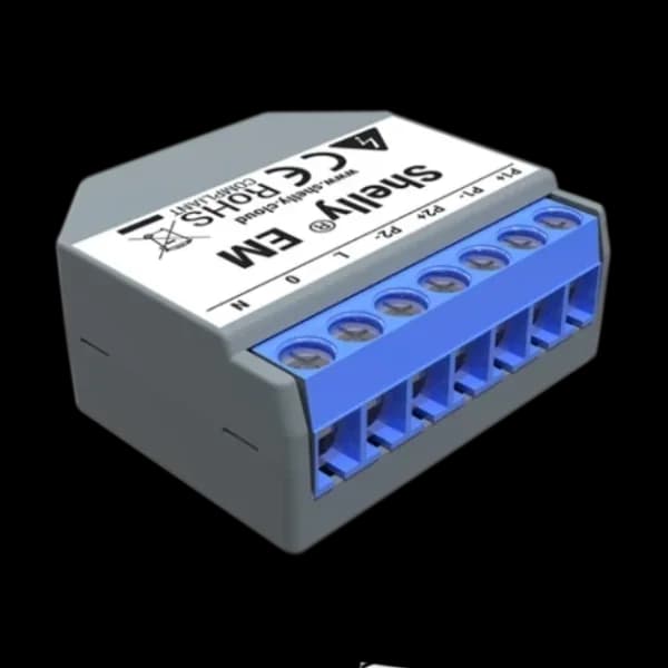 Medidor de Energia Shelly EM + Núcleo de 50A