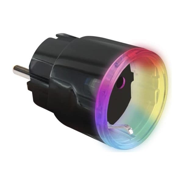 Shelly Tomada Inteligente Wi-fi C/ Medidor de Consumo 220V (12A 2500W) Preto Plus Plug S Black - SHELLYPLUGPLUG-S-P